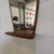 Teak Mirror with Shelf, Denmark, 1960 For Sale - Image 4 of 6