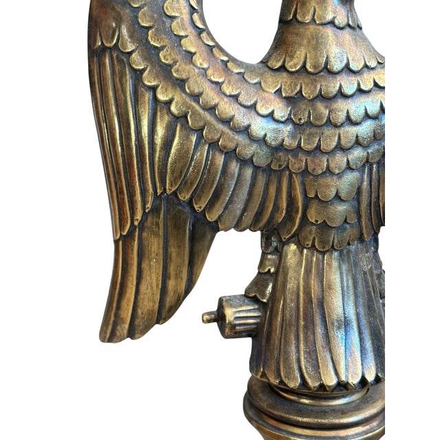 Mid 20th Century Mid 1900s Eagle Table Lamp For Sale - Image 5 of 8