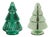 Mercury Glass Christmas Tree (Set of 2) For Sale