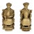 Vintage Asian Emperor and Empress, a Pair For Sale
