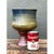 Vintage Textured Ceramic Chalice Vase For Sale - Image 12 of 12