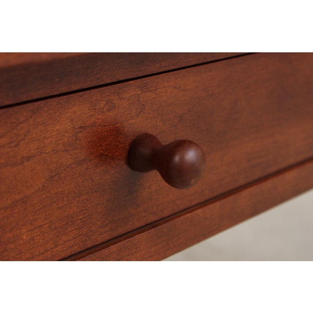 Stickley Mission Cherry 2 Drawer Sofa Table For Sale - Image 12 of 16
