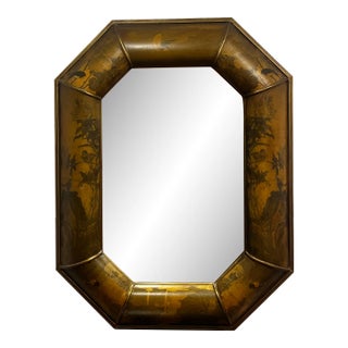 1920s Asian Style Wall Mirror For Sale