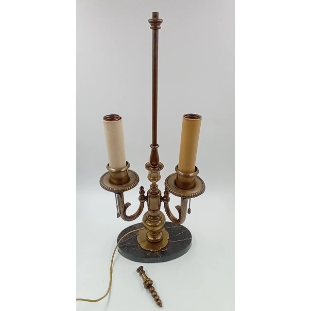 Traditional 1940s Traditional Bronze Desk Lamp For Sale - Image 3 of 6