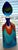Glass Oversized 25" Signed Cenedese Murano Scavo Art Glass Perfume Bottle, 1990 For Sale - Image 7 of 10