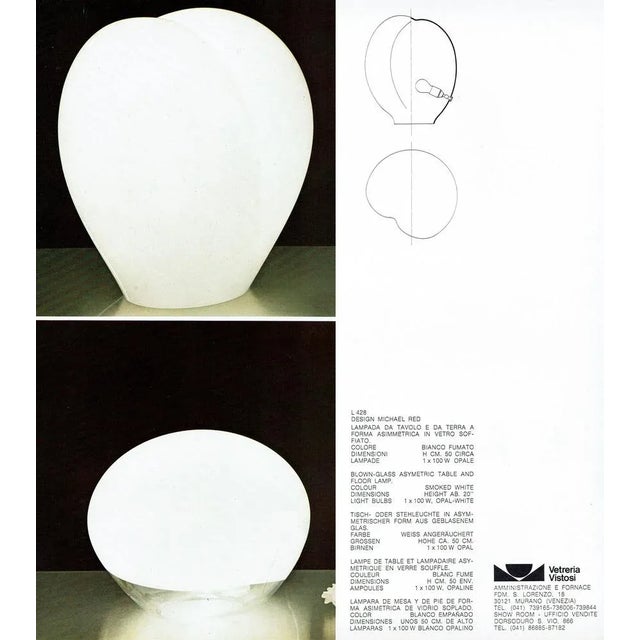 L428 Table Lamp by Michael Red for Vistosi, 1970s For Sale - Image 6 of 8