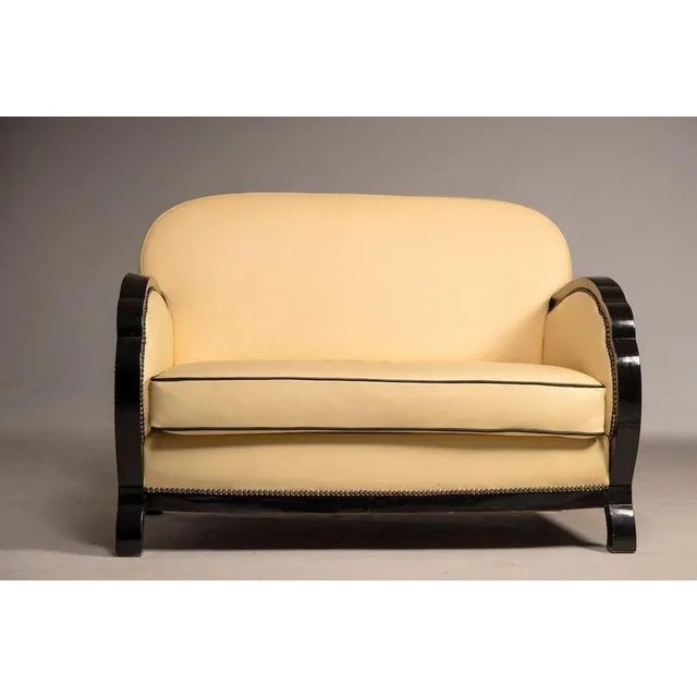 1940s French Art Deco Sofa, 1940s For Sale - Image 5 of 14