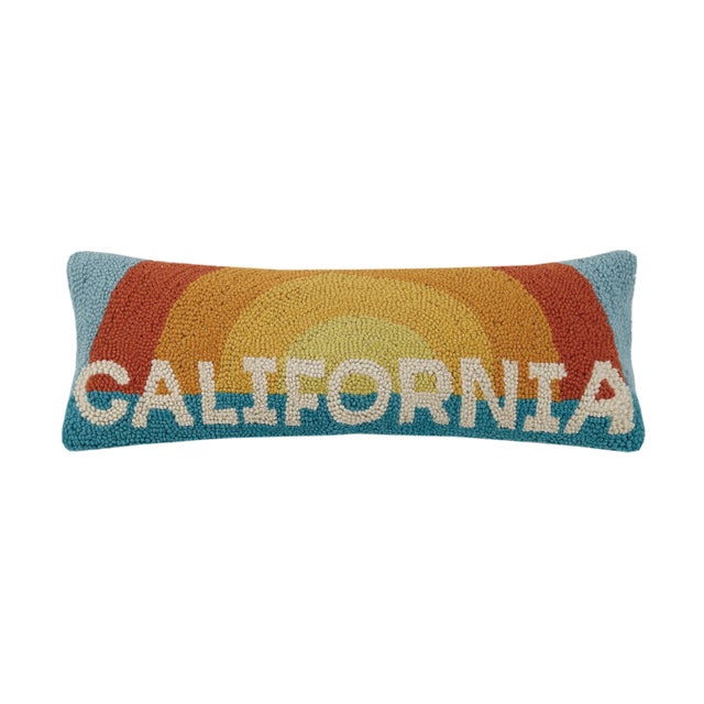 Contemporary California Sun Hook Pillow, 8" x 22" For Sale - Image 3 of 3