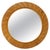 Mid-Century Round Rattan and Wicker Wall Mirror in the style of Vivai del Sud, Italy, 1970s For Sale - Image 11 of 11