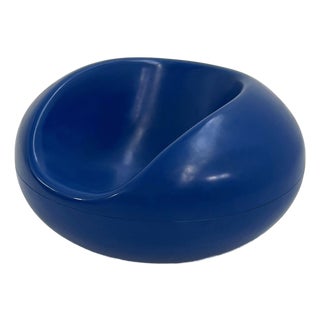 Blue Pastil Lounge Chair by Eero Aarnio for Asko, 1970s For Sale