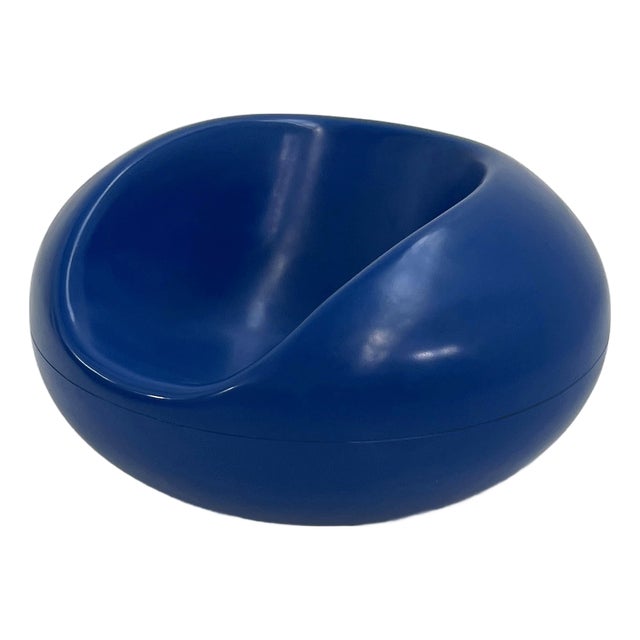 Blue Pastil Lounge Chair by Eero Aarnio for Asko, 1970s For Sale