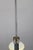 Vintage Art Deco Chrome Pendant Light with Cream Opaline Glass Shades, 1930s For Sale - Image 6 of 13