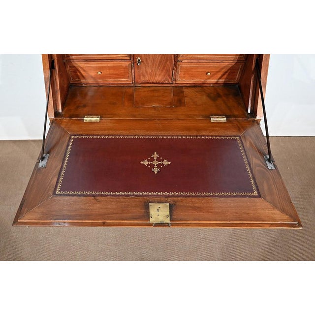 Louis XVI Style Slope Desk Showcase in Acacia, Early 19th Century For Sale - Image 10 of 18