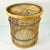 Boho Chic Mid-Century Boho Chic Coastal Spun Twisted Wicker Side Table For Sale - Image 3 of 9