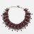 1990s Daniel Swarovski Paris Victorian-Inspired Red Crystal Choker Necklace For Sale - Image 5 of 10