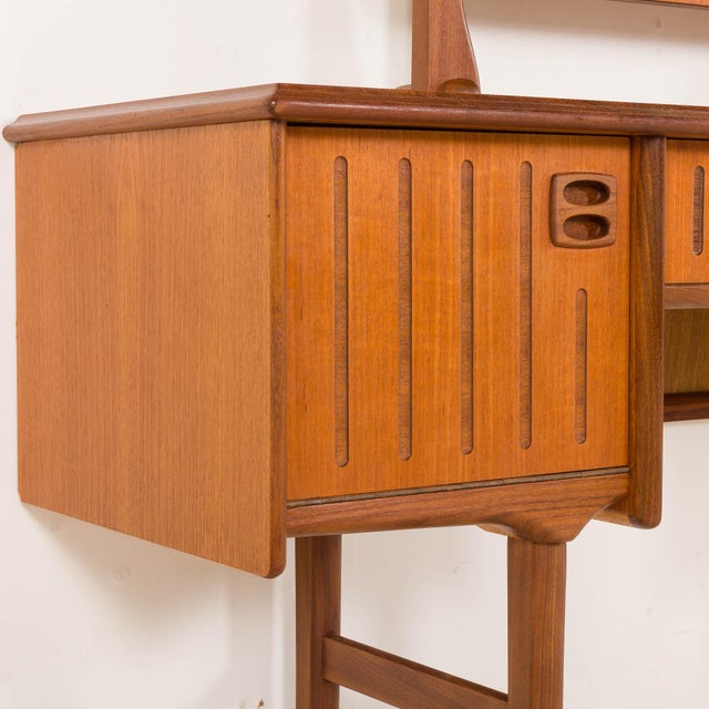 Mid-Century Modern Teak Dressing Table in Teak, Norway, 1970s For Sale - Image 15 of 18