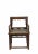 Brown Antique Chinese Low Back Arm Chair For Sale - Image 11 of 11