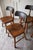 Mid-Century Dixie Furniture Pub Chairs and Matching Faux Bamboo Hexagonal Game Table Set For Sale In Minneapolis - Image 6 of 18