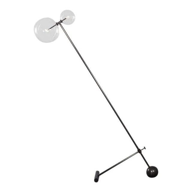 Zosia Polished Nickel Floor Lamp by Schwung For Sale - Image 6 of 6