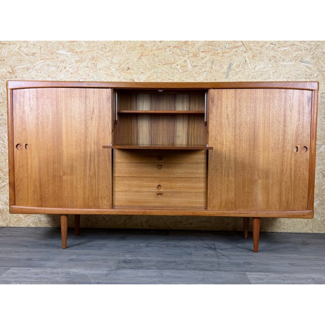 Danish Modern Teak Highboard by H.W. Klein for Bramin For Sale - Image 16 of 18