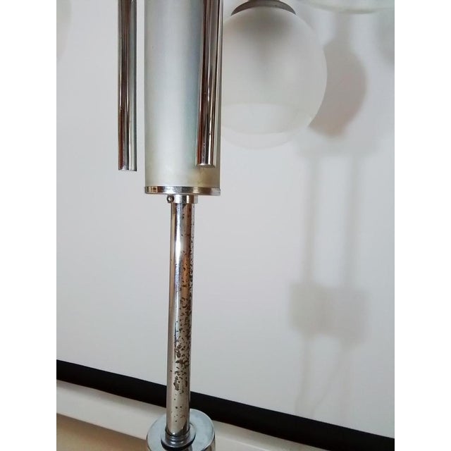 Space Age Hanging Lamp in Chrome Metal, 1960s For Sale - Image 12 of 15