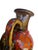 1960s Mid-Century Model No. 334-19 Pitcher in Hand-Painted, Brown Ceramic with Red and Blue Glaze, West German, 1960s For Sale - Image 5 of 7
