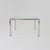 Metal Mid-Century Modern Italian Bauhaus Square Coffee Table in Chrome and Glass, 1980s For Sale - Image 7 of 16
