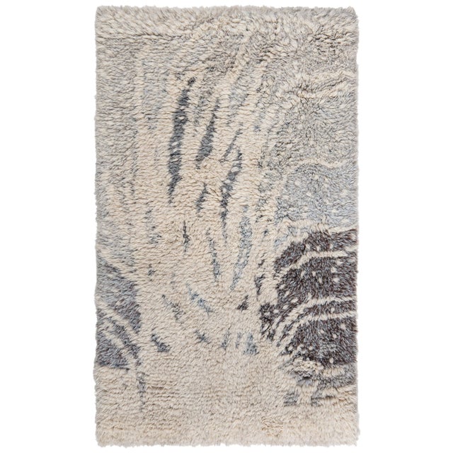 Vintage Rya Rug by Riitta Maija Oksanen Doris Leslie Blau Collection For Sale