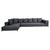 2000 - 2009 George Large L-Shaped Sectional Sofa in Charcoal by Antonio Citterio for B&B Italia For Sale - Image 5 of 7