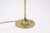 Vintage Laurel Lamp Company Brass and Round Glass Mid Century Modern Lamp Table For Sale In Detroit - Image 6 of 6
