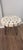 Round Wood Log Slice Coffee Table, Light Wood Top, Black Metal Hairpin Legs. Passed down from my father and a waiting a...