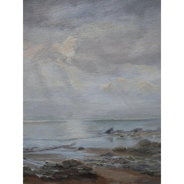 P. Campbell, Impressionist Marine of Beachy Head, 1979, Oil Painting For Sale - Image 6 of 14