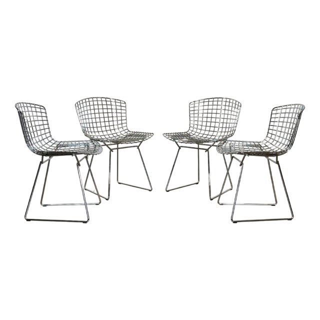 Chairs by Harry Bertoia for Knoll, 1980s, Set of 4 For Sale