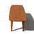 Thonet Vintage midcentury coffee table by Thonet Curved maple legs, teak laminate top. Measures: 41.5"W x 17.75" H x 10"D...