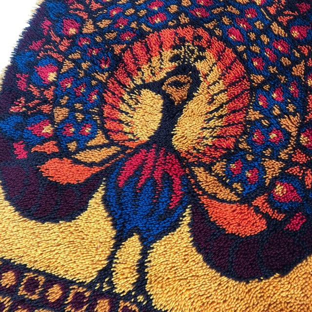 High Pile Rya Rug by Ege Rya for Taepper Deluxe, Denmark, 1970s For Sale - Image 9 of 18