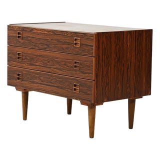 Danish Chest of Drawers with Rosewood Effect from Denka, 1950s For Sale