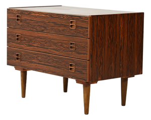 Danish Chest of Drawers with Rosewood Effect from Denka, 1950s
