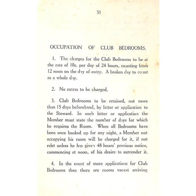 Brooks's Club List of Members and Rules 1st July, 1932 For Sale - Image 11 of 11