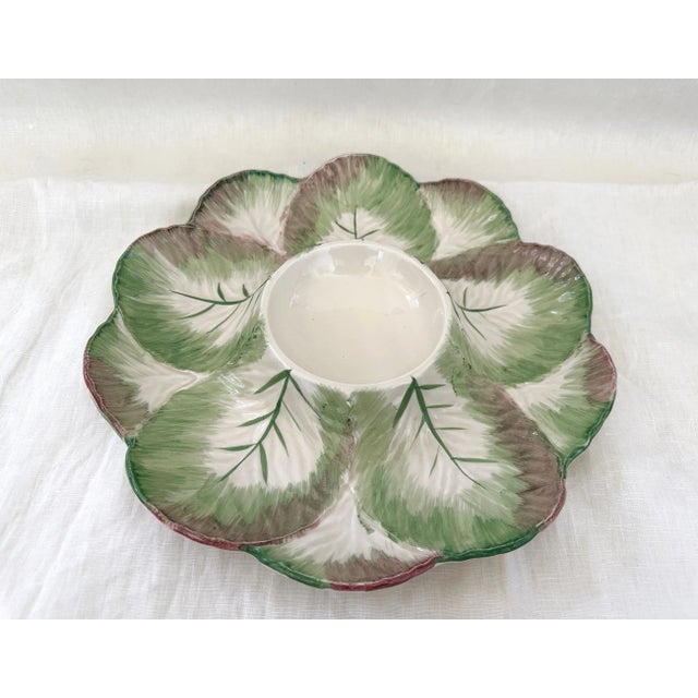 Farmhouse Pottery Barn Chip & Dip Vegetable Serving Dish/Platter For Sale - Image 3 of 7