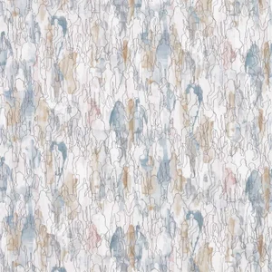 Harlequin Multitude Fabric in Seaglass/Chalk