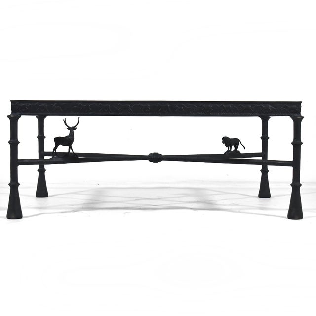 Tom Corbin Bronze Coffee Table in the Manner of Giacometti For Sale - Image 10 of 12