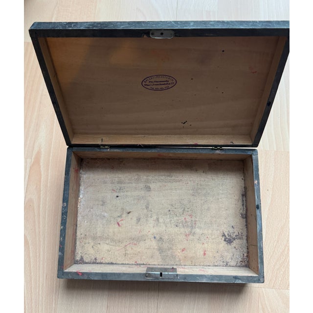 Black Lacquered Wooden Box For Sale - Image 9 of 13