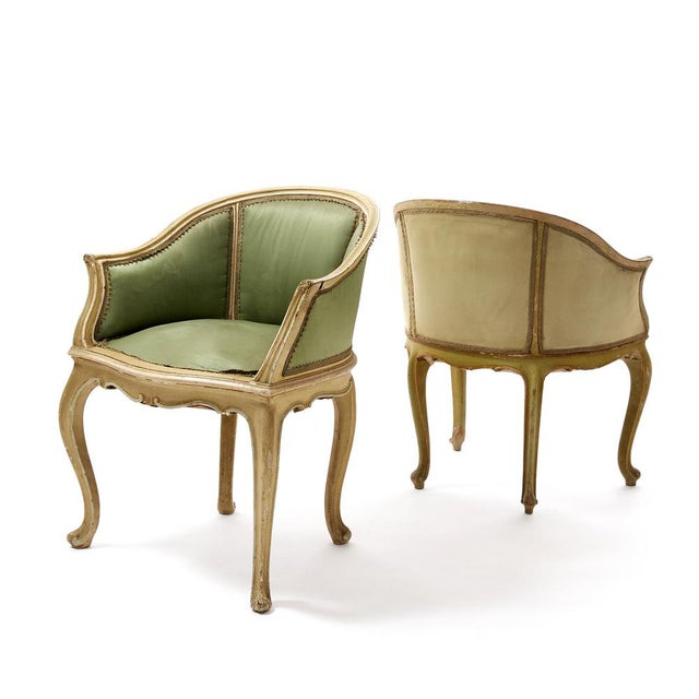 1920s Vintage Bedroom Armchairs, 1920s, Set of 2 For Sale - Image 5 of 5