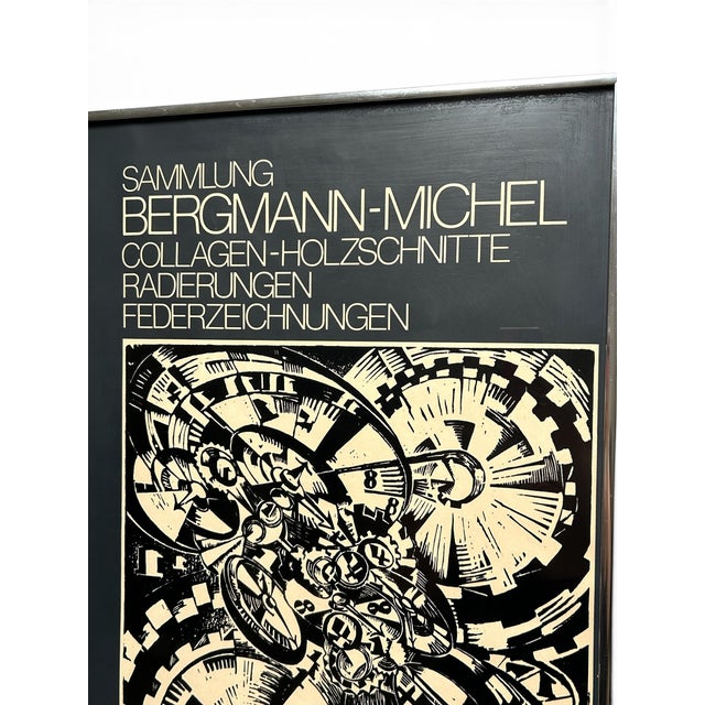 Rare 1978 Ella Bergmann-Michel & Robert Michel Städtische Galerie Paderborn Exhibition Print For Sale - Image 4 of 7