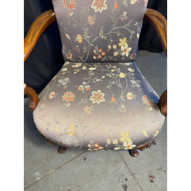 20th Century Southwood Mahogany Ornate Chippendale Side Chair – Made in North Carolina For Sale In Boston - Image 6 of 8