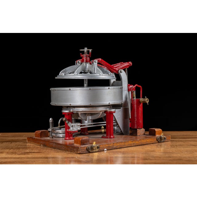 Mid 20th Century Vintage Salesman Sample Tire Vulcanizing Machine For Sale - Image 5 of 16