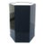 Black Pedestal Column Stand or Table, Circa 1970s Modern For Sale