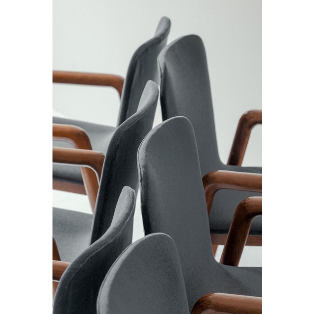 Modern Dilos Dining Chairs by Guido Faleschini for 4 Mariani, Italy, 1975, Set of 6 For Sale - Image 3 of 13