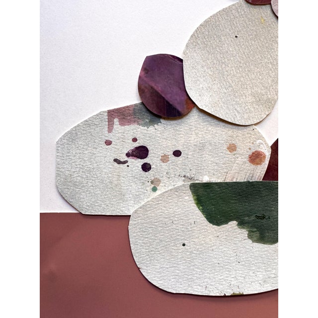 Paper "Love Without Words 4" Original Mixed-Media Collage on Paper by Zac Woodiel For Sale - Image 7 of 9