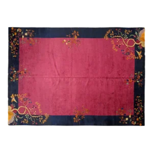 Antique Chinese Decorative Oriental Rug in Room Size